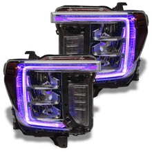 Load image into Gallery viewer, Oracle 20-21 GMC Sierra 2500/3500 HD RGB+W Headlight DRL Upgrade Kit - ColorSHIFT w/o Controller
