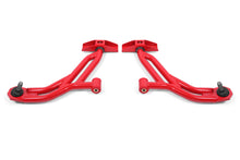 Load image into Gallery viewer, BMR 10-14 Ford Mustang Adj. Lower A-Arms Delrin/Rod End w/ 19mm STD. Ball Joint - Red
