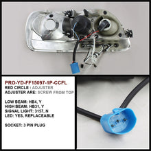 Load image into Gallery viewer, Spyder Ford F150 97-03/Expedition 97-02 1PC Projector - CCFL Halo LED Blk PRO-YD-FF15097-1P-CCFL-BK
