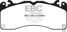 Load image into Gallery viewer, EBC 2015+ Ford Mustang (6th Gen) 2.3L Turbo (GT Package) Ultimax2 Front Brake Pads

