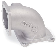 Load image into Gallery viewer, Edelbrock High Flow Intake Elbow 95mm Throttle Body to Square-Bore Flange As-Cast Finish
