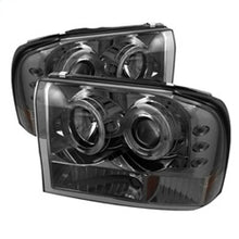 Load image into Gallery viewer, Spyder Ford F250 Super Duty 99-04 Projector Version 2 LED Halo LED Smke PRO-YD-FF25099-1P-G2-SM
