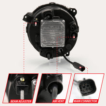 Load image into Gallery viewer, ANZO 2018-2019 Jeep Wrangler Full Led ProjectorH.L Black
