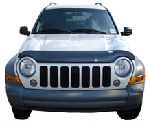 Load image into Gallery viewer, AVS 02-07 Jeep Liberty (Excl. Renegade Model) High Profile Bugflector II Hood Shield - Smoke

