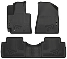 Load image into Gallery viewer, Husky Liners 2016 Kia Soul Weatherbeater Black Front &amp; 2nd Seat Floor Liners (Footwell Coverage)
