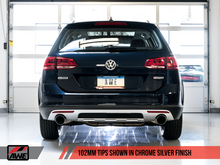 Load image into Gallery viewer, AWE Tuning VW MK7 Golf Alltrack/Sportwagen 4Motion Touring Edition Exhaust - Polished Silver Tips
