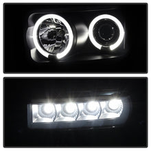 Load image into Gallery viewer, Spyder Ford F250/350 08-10 Projector Headlights LED Halo LED Blk Smke PRO-YD-FS08-HL-BSM
