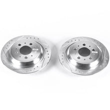 Load image into Gallery viewer, Power Stop 99-00 Volvo S70 Rear Evolution Drilled &amp; Slotted Rotors - Pair
