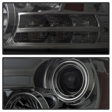 Load image into Gallery viewer, Spyder Dodge Ram 09-12 Projector Headlights Light Bar DRL Smoke PRO-YD-DR09-LBDRL-SM
