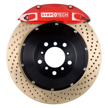 Load image into Gallery viewer, StopTech 08-10 Porsche Cayman S Rear BBK ST-40 Caliper Red / 2pc Zinc Drilled 332x32mm Rotor
