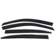 Load image into Gallery viewer, AVS 15-18 Chevrolet Tahoe/GMC Yukon Ventvisor Low Profile Deflectors 4pc - Smoke w/Chrome Trim
