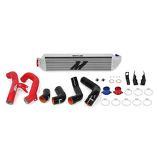 Load image into Gallery viewer, Mishimoto 2016+ Honda Civic 1.5T / 2017+ Honda Civic Si Silver Intercooler Kit w/Red Pipes
