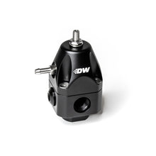Load image into Gallery viewer, DeatschWerks DWR1000c Adjustable Fuel Pressure Regulator Dual 6AN Inlet and 6AN Outlet - Black
