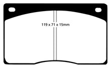 Load image into Gallery viewer, EBC 93-97 Aston Martin DB7 3.2 Supercharged Redstuff Front Brake Pads
