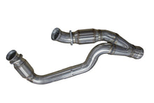 Load image into Gallery viewer, Kooks 2019+ GM 1500 Series Truck 6.2L 3in x OEM Outlet GREEN Cat SS Y Pipe Kooks HDR Req
