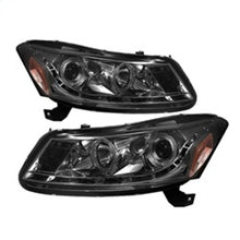 Load image into Gallery viewer, Spyder Honda Accord 08-12 4Dr Projector Headlights- LED Halo DRL Smke PRO-YD-HA08-4D-HL-SM
