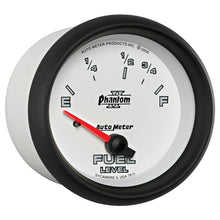 Load image into Gallery viewer, Autometer Phantom II 2-5/8in / 73 Ohms Empty - 10 Ohms Full Electrical Fuel Level Gauge
