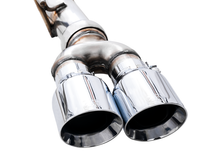 Load image into Gallery viewer, AWE Tuning 4th Gen GM 1500 6.2L 0FG Catback Split Rear Exit (w/ Bumper Cutouts) - Quad Chrome Tips
