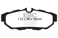 Load image into Gallery viewer, EBC 10-14 Ford Mustang 3.7 Ultimax2 Rear Brake Pads
