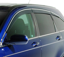 Load image into Gallery viewer, AVS 06-10 Infiniti M45 Ventvisor Low Profile Deflectors 6pc - Smoke w/Chrome Trim
