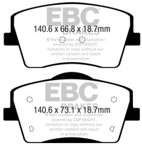 Load image into Gallery viewer, EBC 2018+ Volvo XC40 T4 Greenstuff Front Brake Pads
