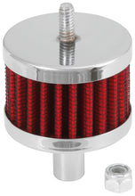 Load image into Gallery viewer, K&amp;N Steel Base Crankcase Vent Filter 0.5in Vent OD x 2in OD x 1.5in Height
