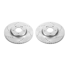 Load image into Gallery viewer, Power Stop 12-16 Kia Sportage Front Evolution Drilled &amp; Slotted Rotors - Pair
