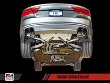 Load image into Gallery viewer, AWE Tuning Audi C7 / C7.5 S7 4.0T Touring Edition Exhaust - Diamond Black Tips
