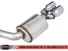 Load image into Gallery viewer, AWE Tuning 2015+ Dodge Challenger 6.4L/6.2L Non-Resonated Touring Edition Exhaust - Quad Silver Tips
