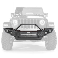Load image into Gallery viewer, Go Rhino 07-20 Jeep Wrangler JL/JLU/JK/JKU/Gladiator JT Rockline Full Width Bumper w/ Overrider
