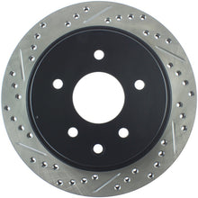 Load image into Gallery viewer, StopTech 03-05 350Z / 03-04 G35 / 03-05 G35X SportStop Slotted &amp; Drilled Rear Right Rotor
