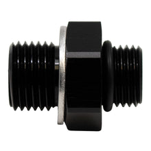 Load image into Gallery viewer, DeatschWerks 6AN ORB Male to M16 X 1.5 Metric Male (Incl O-Ring and Washer) - Anodized Matte Black
