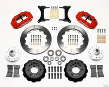 Load image into Gallery viewer, Wilwood Narrow Superlite 6R Front Hub Kit 12.88in Red 79-87 GM G Body
