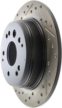 Load image into Gallery viewer, StopTech 04-08 Acura TL / 03-09 honda Element Slotted &amp; Drilled Right Rear Rotor
