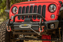 Load image into Gallery viewer, Rugged Ridge Arcus Front Bumper Tube Overrider Black JK

