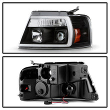 Load image into Gallery viewer, Spyder Ford F-150 04-08 High-Power LED Headlights - Black PRO-YD-FF15004PL-BK
