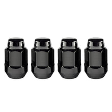 Load image into Gallery viewer, McGard Hex Lug Nut (Cone Seat Bulge Style) 1/2-20 / 3/4 Hex / 1.45in. Length (4-pack) - Black
