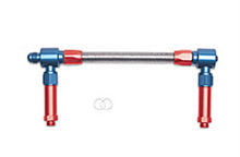 Load image into Gallery viewer, Russell Performance -8 AN to -8 AN ProFlex Holley 4150 Dual Inlet Carb Kit (Red/Blue)
