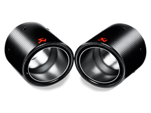 Load image into Gallery viewer, Akrapovic 09-12 Volkswagen Golf GTD (VI) Tail Pipe Set (Carbon)
