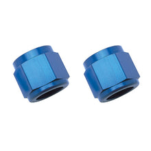 Load image into Gallery viewer, Russell Performance -6 AN Tube Nuts 3/8in dia. (Blue) (2 pcs.)
