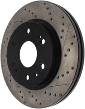 Load image into Gallery viewer, StopTech 05-10 GMC Sierra 1500 (w Rear Drum) / 07-09 GMC Yukon Front Left Slotted &amp; Drilled Rotor
