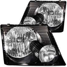 Load image into Gallery viewer, ANZO 2002-2005 Ford Explorer Crystal Headlights Black
