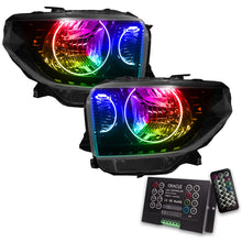 Load image into Gallery viewer, Oracle 14-17 Toyota Tundra SMD HL - Dual Halo Kit - ColorSHIFT w/ 2.0 Controller
