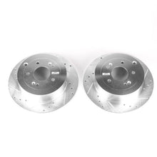 Load image into Gallery viewer, Power Stop 07-09 Hyundai Santa Fe Rear Evolution Drilled &amp; Slotted Rotors - Pair
