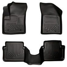 Load image into Gallery viewer, Husky Liners 11-12 Dodge Avenger/Chrysler 200 WeatherBeater Combo Black Floor Liners
