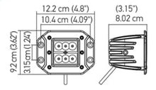 Load image into Gallery viewer, Hella Value Fit Flush Mount 3in 18W Cube Flood Beam LED Light
