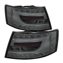 Load image into Gallery viewer, Spyder Audi A6 05-08 4Dr Sedan Light Bar LED Tail Lights Smke ALT-YD-AA605-LBLED-SM
