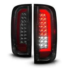 Load image into Gallery viewer, ANZO 15-21 GMC Canyon Full LED Tail Lights w/ Red Lightbar Black Housing Smoke Lens
