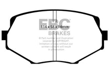 Load image into Gallery viewer, EBC 94-01 Mazda Miata MX5 1.8 Ultimax2 Front Brake Pads
