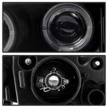 Load image into Gallery viewer, Spyder BMW E46 3-Series 02-05 4DR Projector Headlights 1PC LED Halo Blk PRO-YD-BMWE4602-4D-AM-BK
